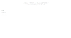 Desktop Screenshot of millermorrisphotography.com