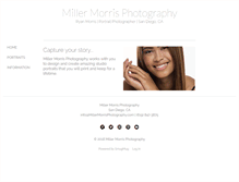 Tablet Screenshot of millermorrisphotography.com